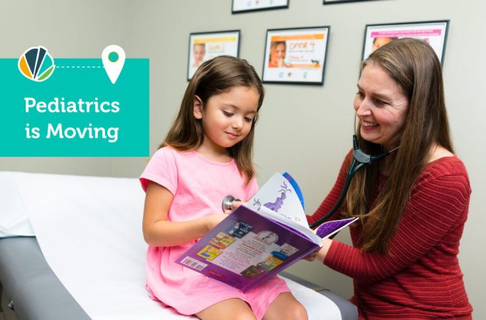 Pediatrics is Moving to a New Location