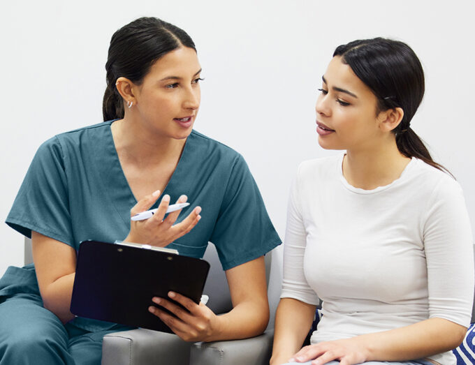 dental insurance discussion with patient